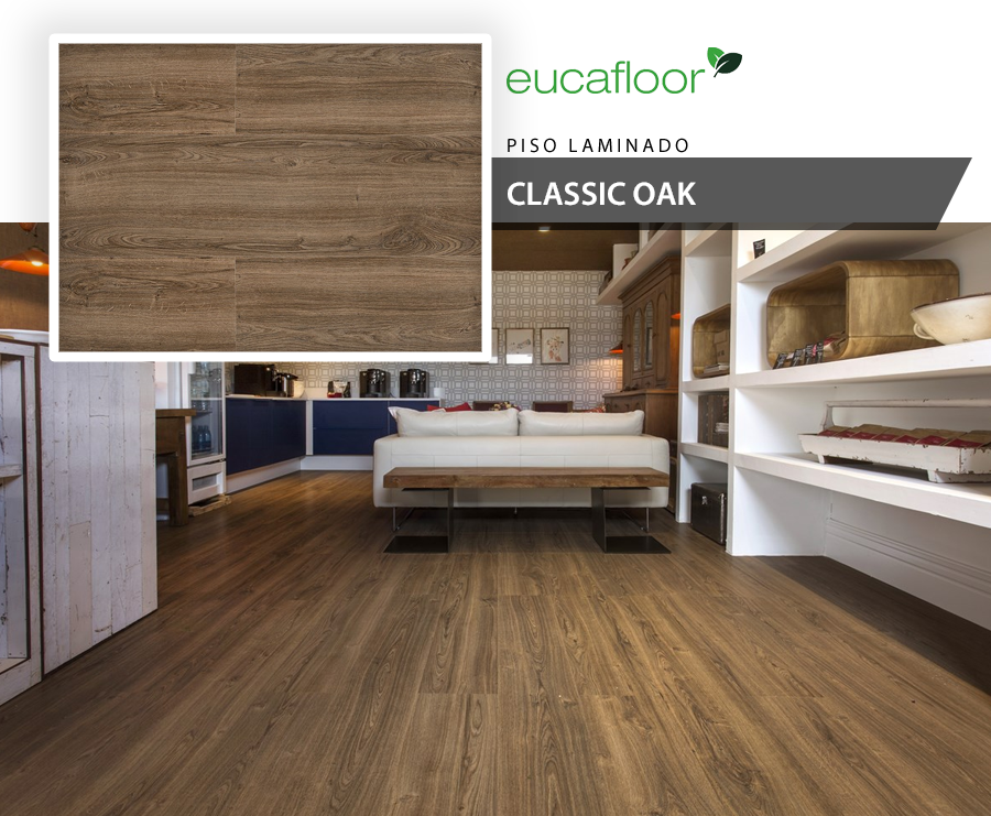 Pisos Laminados - Eucafloor Evidence - Classic Oak