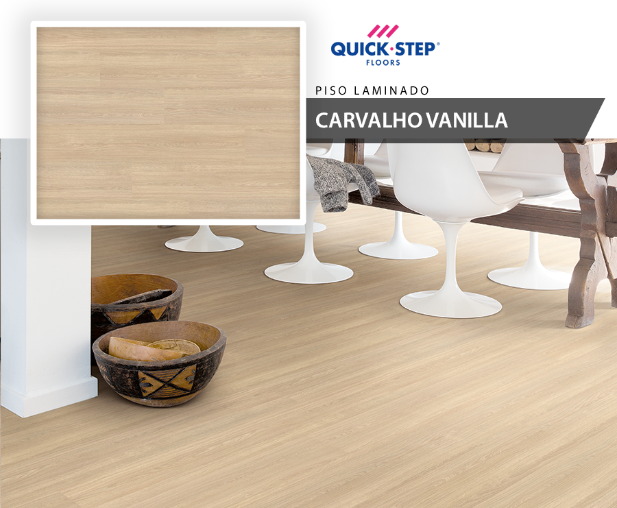 Pisos Laminados - Quick Step Smart - Carvalho Vanilla