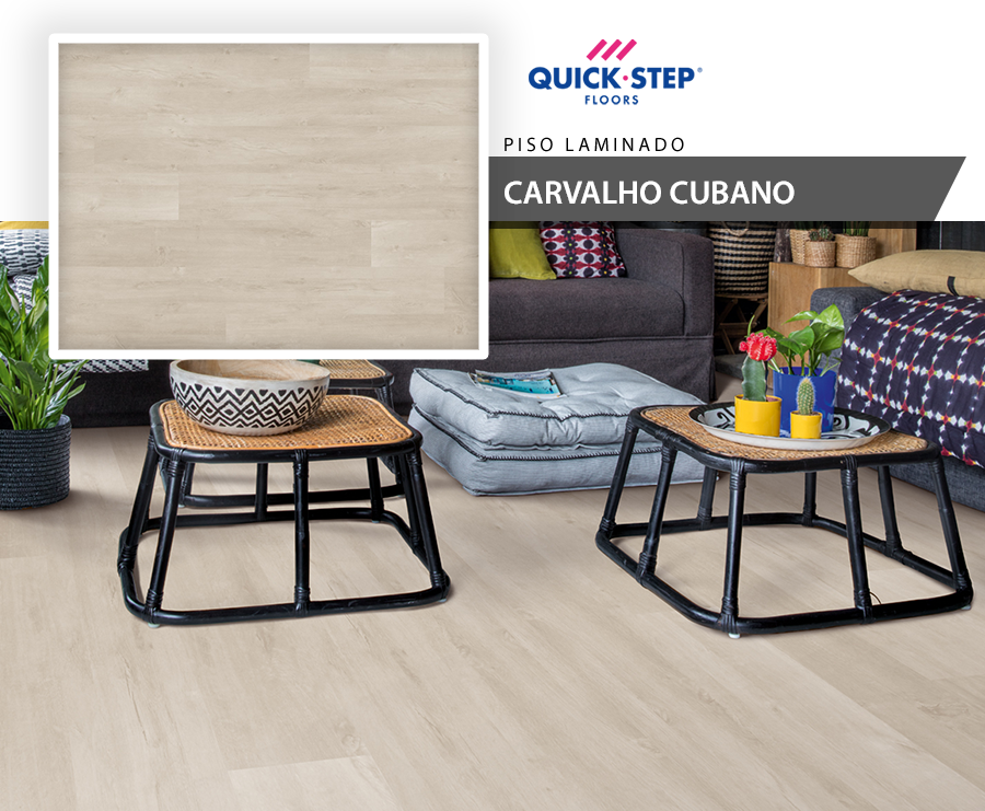 Pisos Laminados - Quick Step Vision - Carvalho Cubano