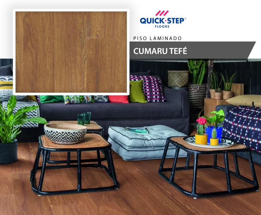 Pisos Laminados - Quick Step Vision - Cumaru Tefe