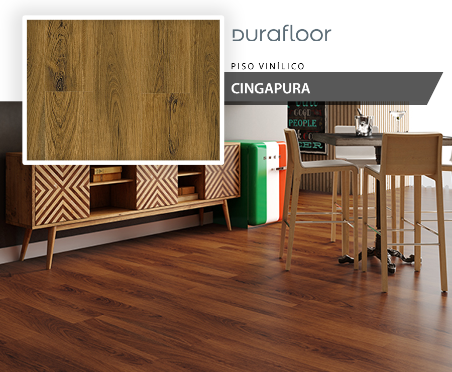 Pisos Vinílicos - Durafloor Urban - Cingapura