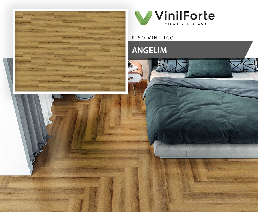 Pisos Vinílicos - VinilForte Natural Leve - Angelim