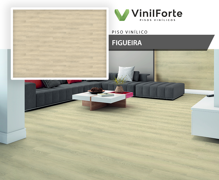 Pisos Vinílicos - VinilForte Natural Leve - Figueira